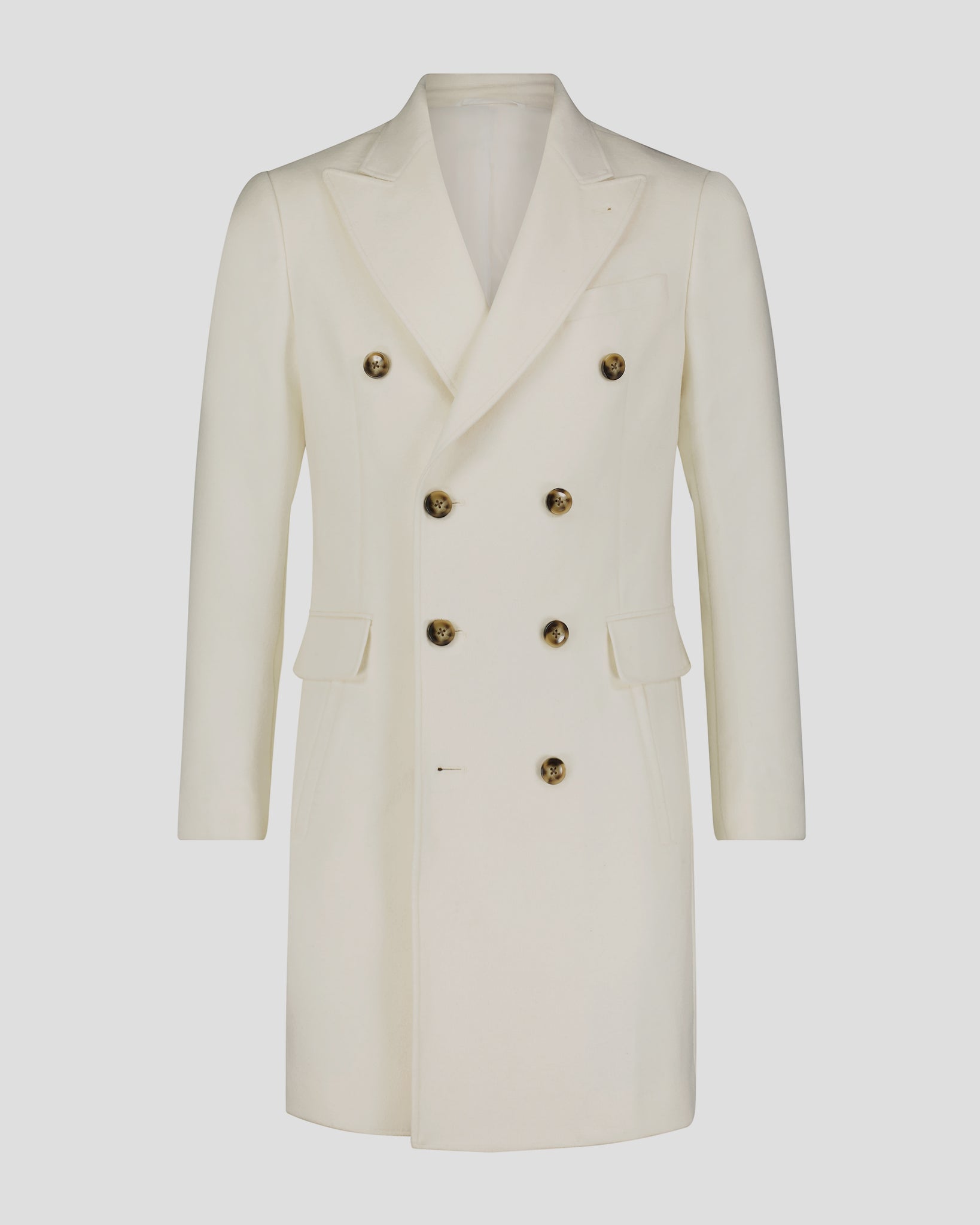 Southern Gents Double Breasted Coat - Ivory