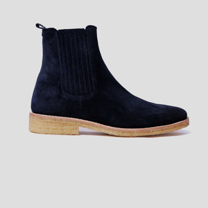 Southern Gents Emerson Chelsea Boot - Black Crepe
