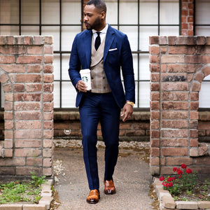 Southern Gents Navy Suit Trouser 