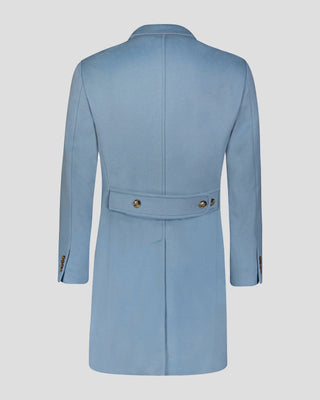 Southern Gents Double Breasted Men's Coat - Pastel Blue