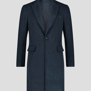 Southern Gents Single Breasted Coat - Navy
