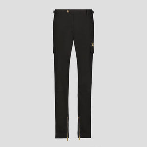 Southern Gents Slim Cargo Trousers - Black