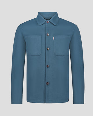 Southern Gents Quilted Overshirt Jacket - Pastel Blue