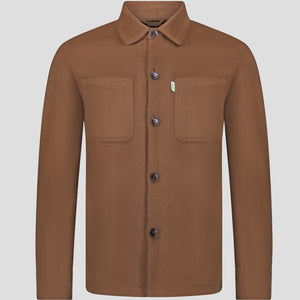 SG Quilted Overshirt - Brown