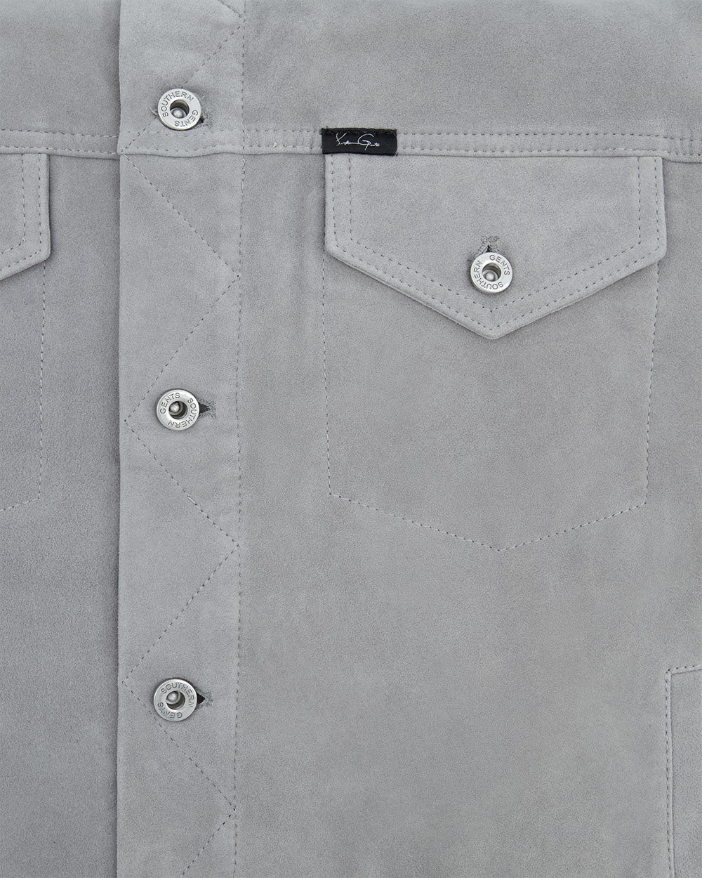 Southern Gents Genuine Trucker Jacket - Grey