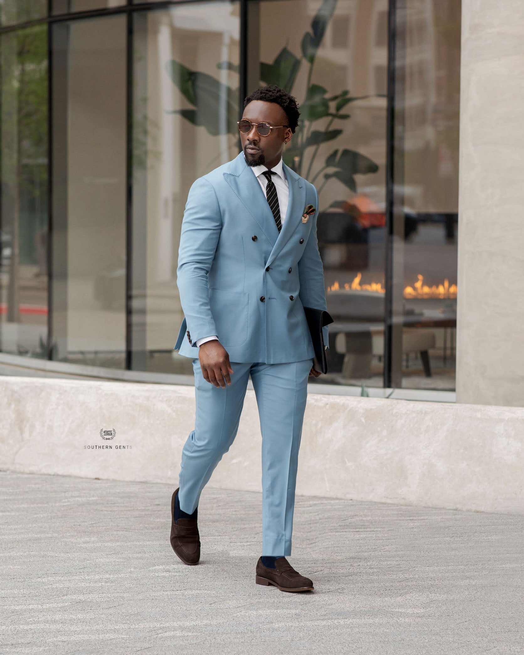 Southern Gents Dress Trouser - Pastel Blue Southern Gents Southern Gents Dress Trouser - Pastel Blue Southern Gents