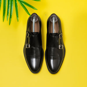 Southern Gents Double Monkstrap - Black