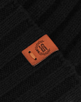Southern Gents Merino Wool Fisherman Beanie - Black