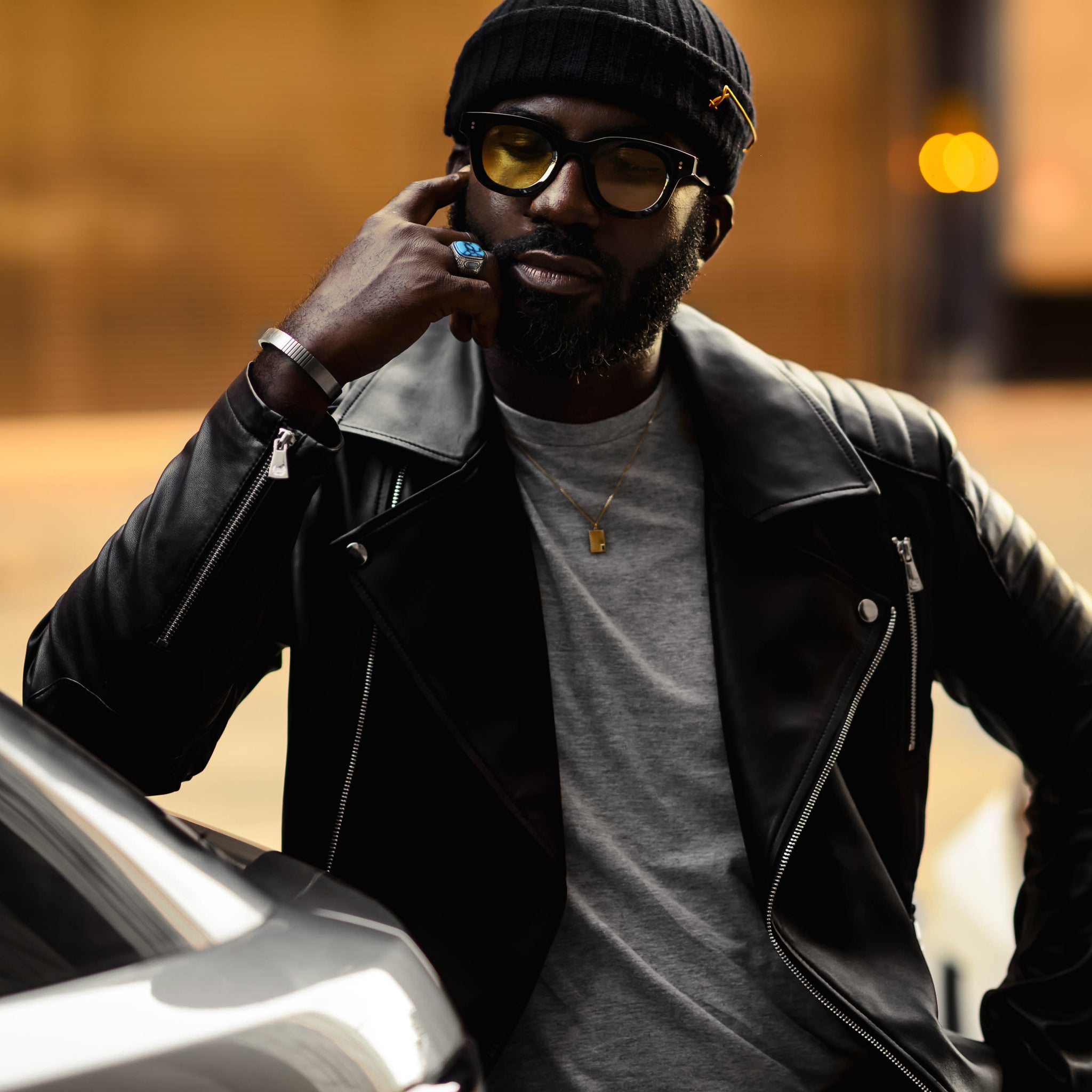 Southern Gents Men's Biker Jacket