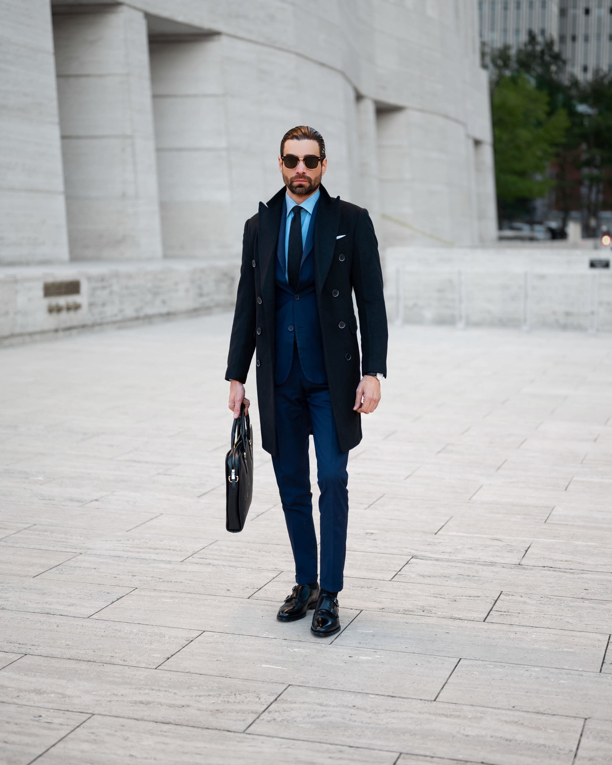overcoat with dress shirt Articles of Style