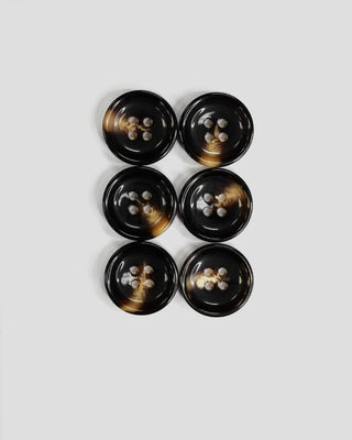 Southern Gents Button Pack - Dark Brown Horn