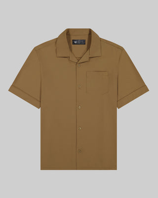 Southern Gents Camp Collar Shirt - Brown