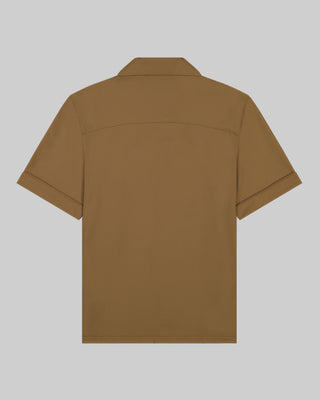 Southern Gents Camp Collar Shirt - Brown