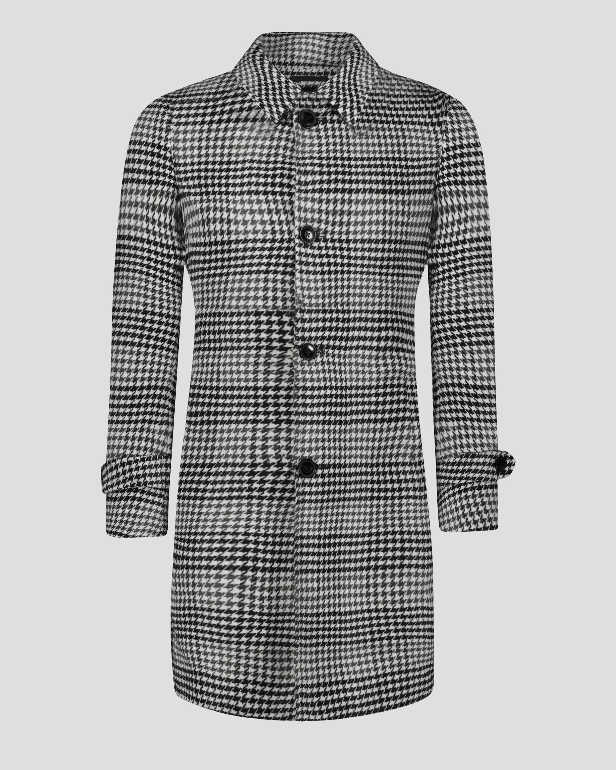 Car Coat | Black & White Houndstooth | Southern Gents Car Coat | Black & White Houndstooth | Southern Gents