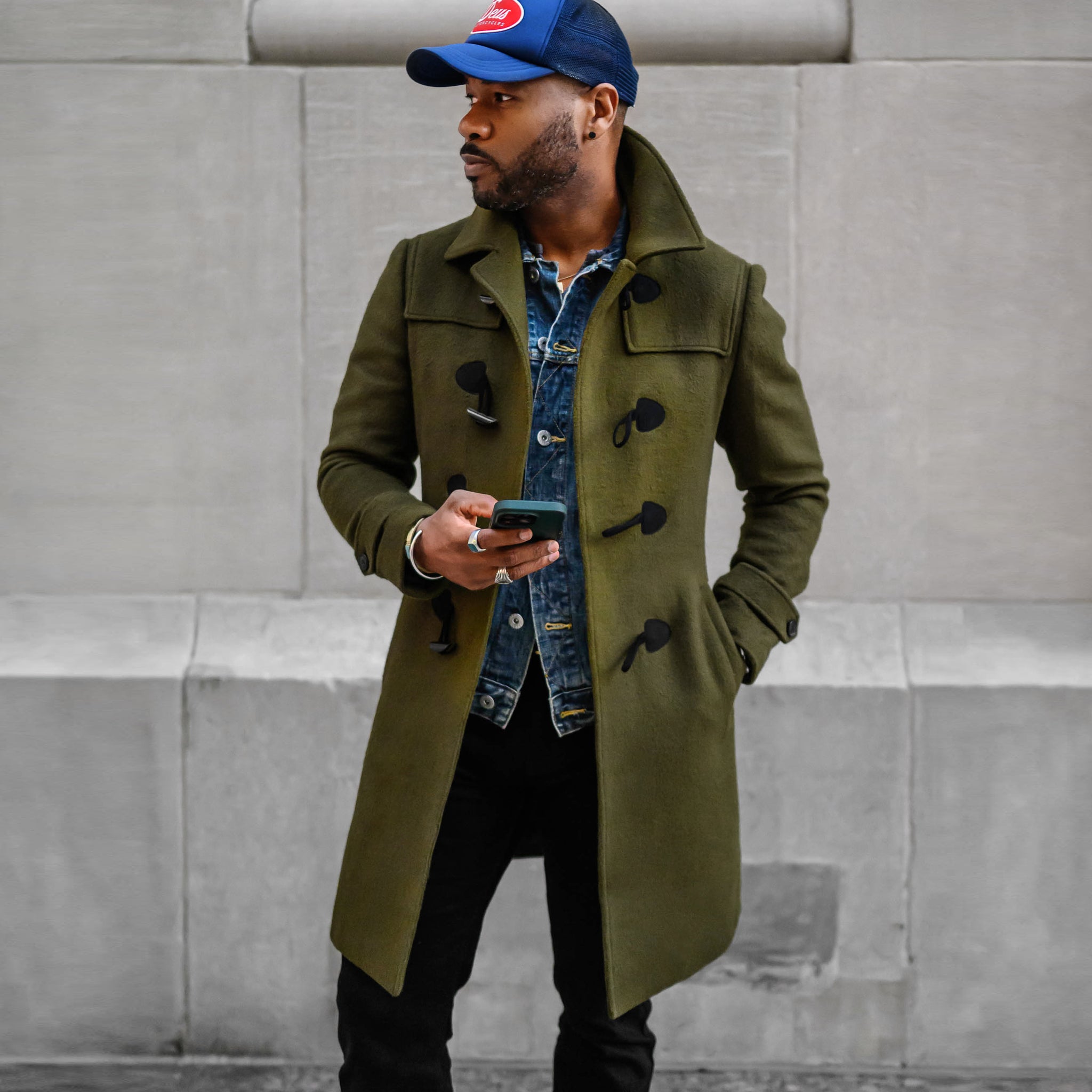 Southern Gents Duffle Coat – Commander Green