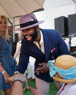 SG Ferguson Fedora - Lavender + Black