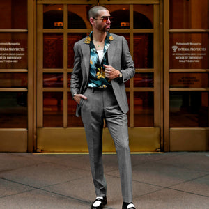Southern Gents Smithson Penny Loafer - Black + White