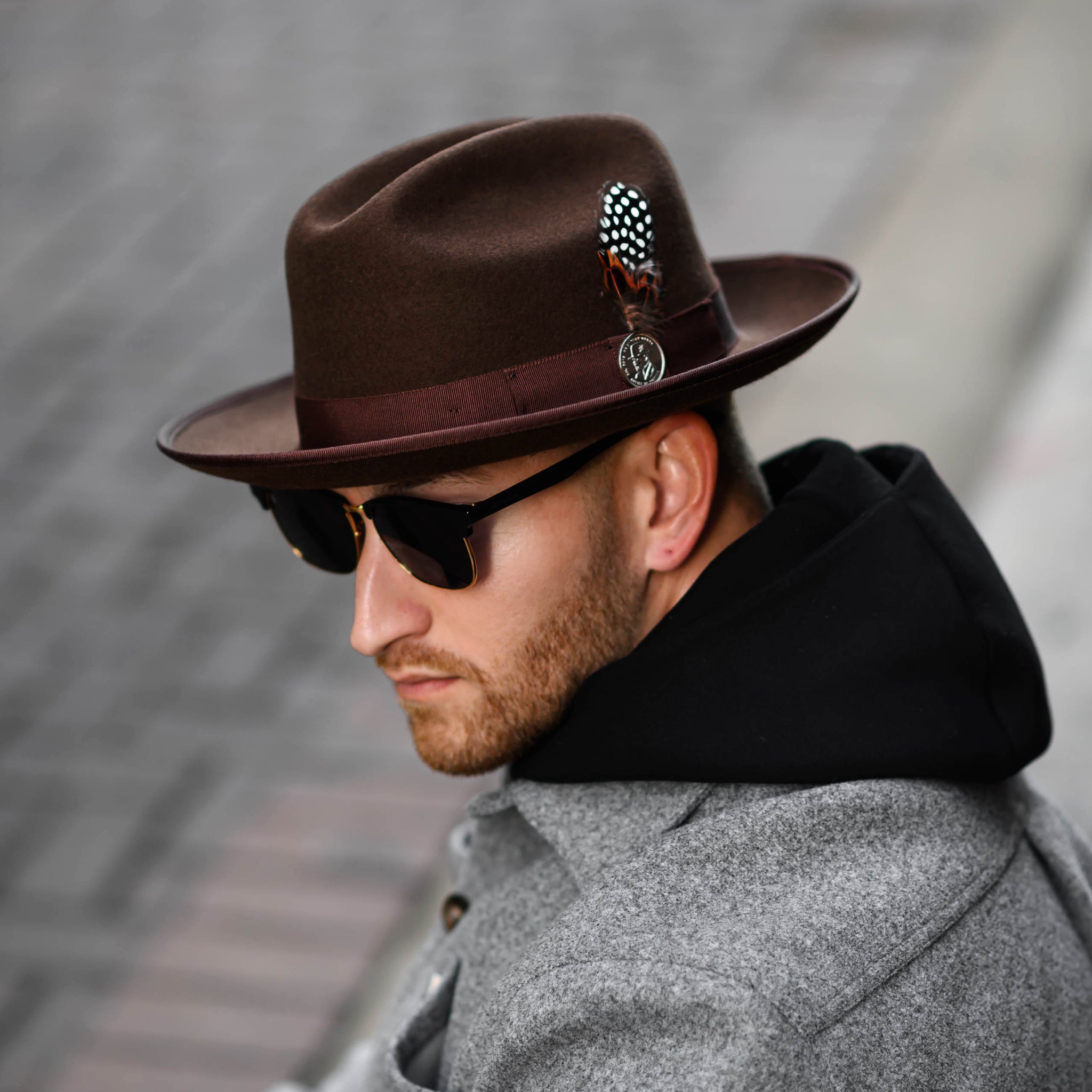 Southern Gents Miller Ranch Fedora - Chocolate