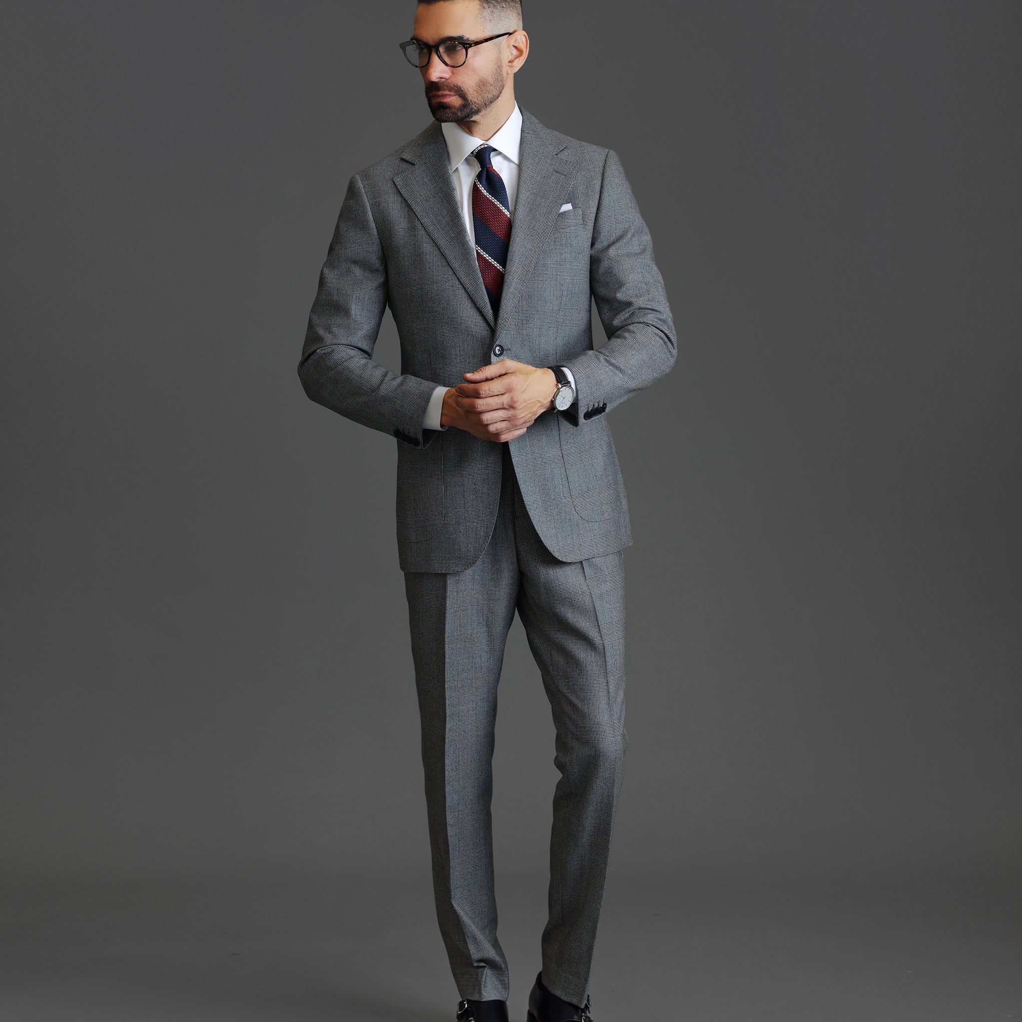 Southern Gents Single Breasted Blazer - Houndstooth