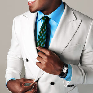 Southern Gents Double Breasted Blazer - Ivory