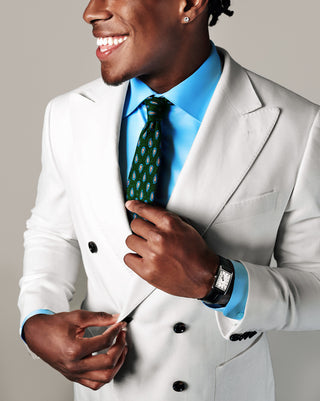 Southern Gents Double Breasted Blazer - Ivory