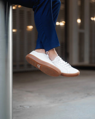 Southern Gents Classic Sneaker - White + Gum
