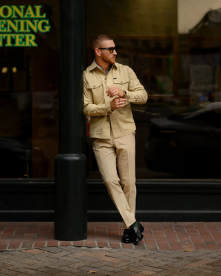 Southern Gents Lightweight Overshirt - Tan
