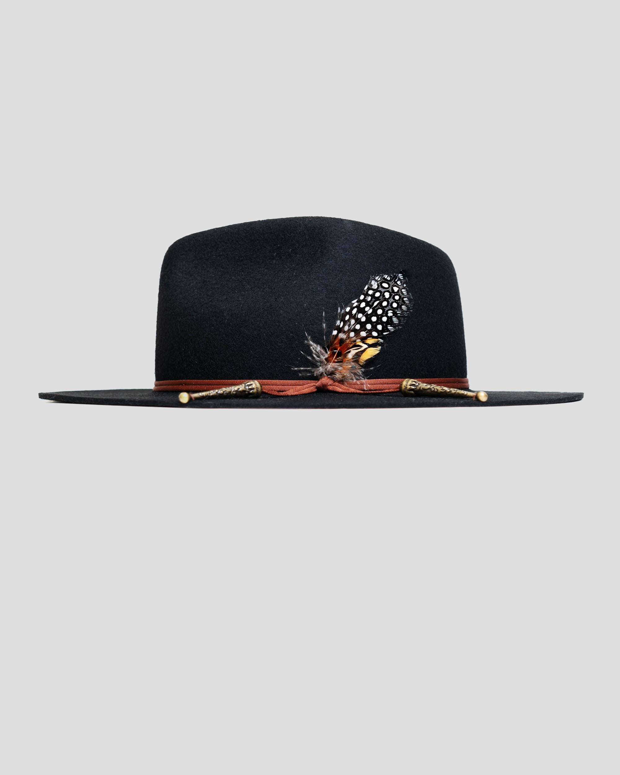 Stylish Black Lone Star Fedora Southern Gents - Main Image