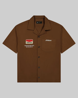 Southern Gents Mechanic Work Shirt - Brown