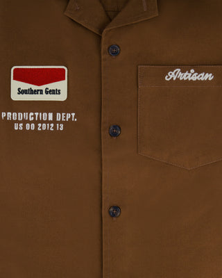 Southern Gents Mechanic Work Shirt - Brown