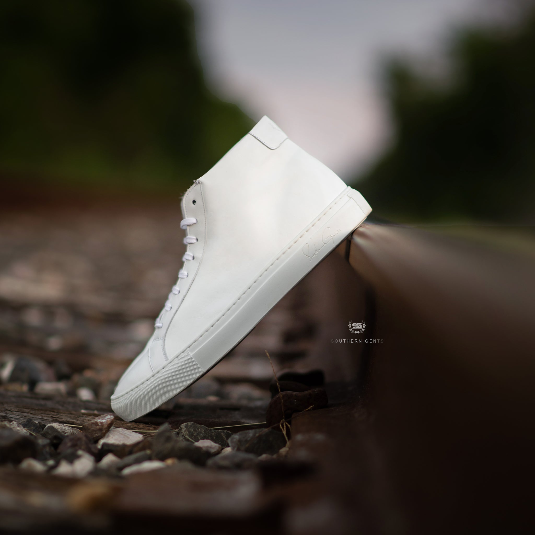 SG Mid Top Sneaker - White