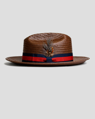Southern Gents Miller Ranch Fedora - Patriotic Straw