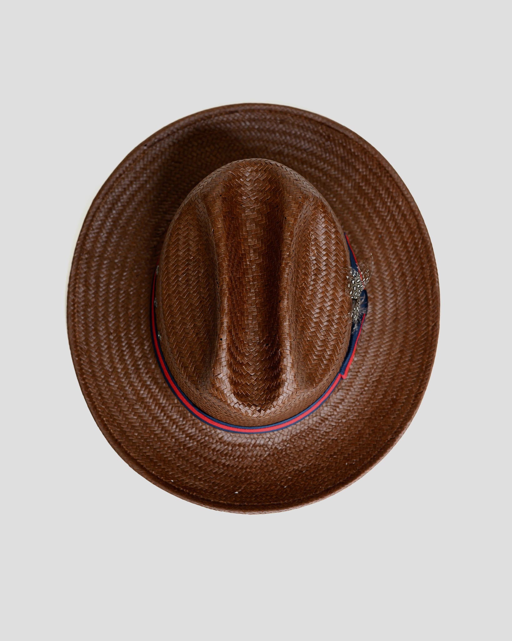 Southern Gents Miller Ranch Fedora - Patriotic Straw