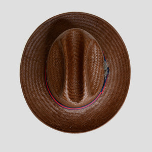 Southern Gents Miller Ranch Fedora - Patriotic Straw