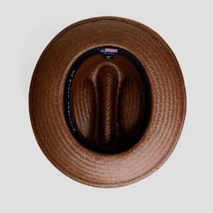 Southern Gents Miller Ranch Fedora - Patriotic Straw