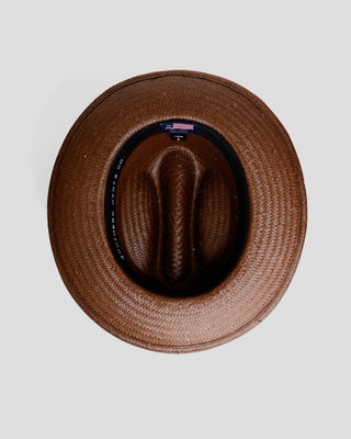 Southern Gents Miller Ranch Fedora - Patriotic Straw