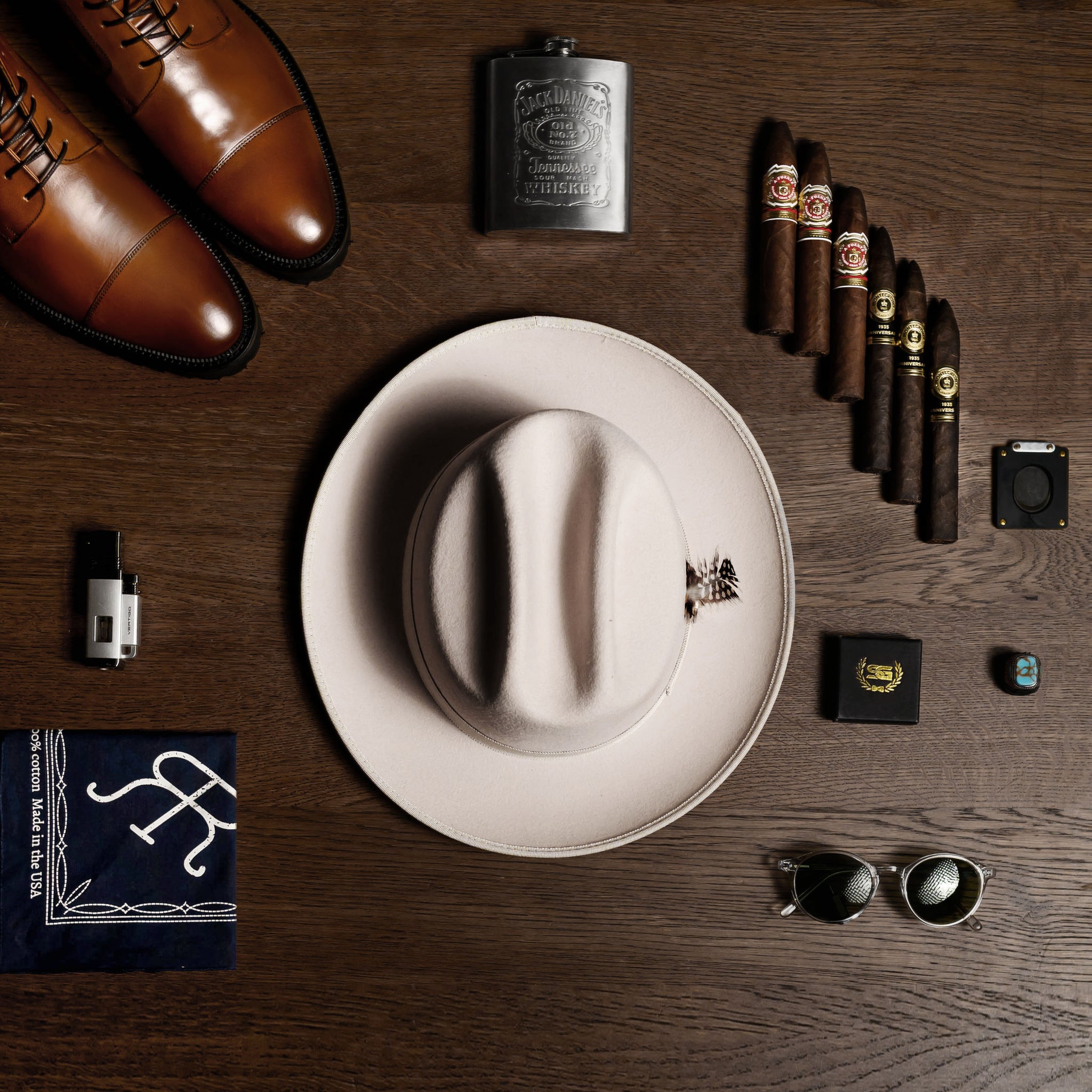 Southern Gents Miller Ranch Fedora - Tusk