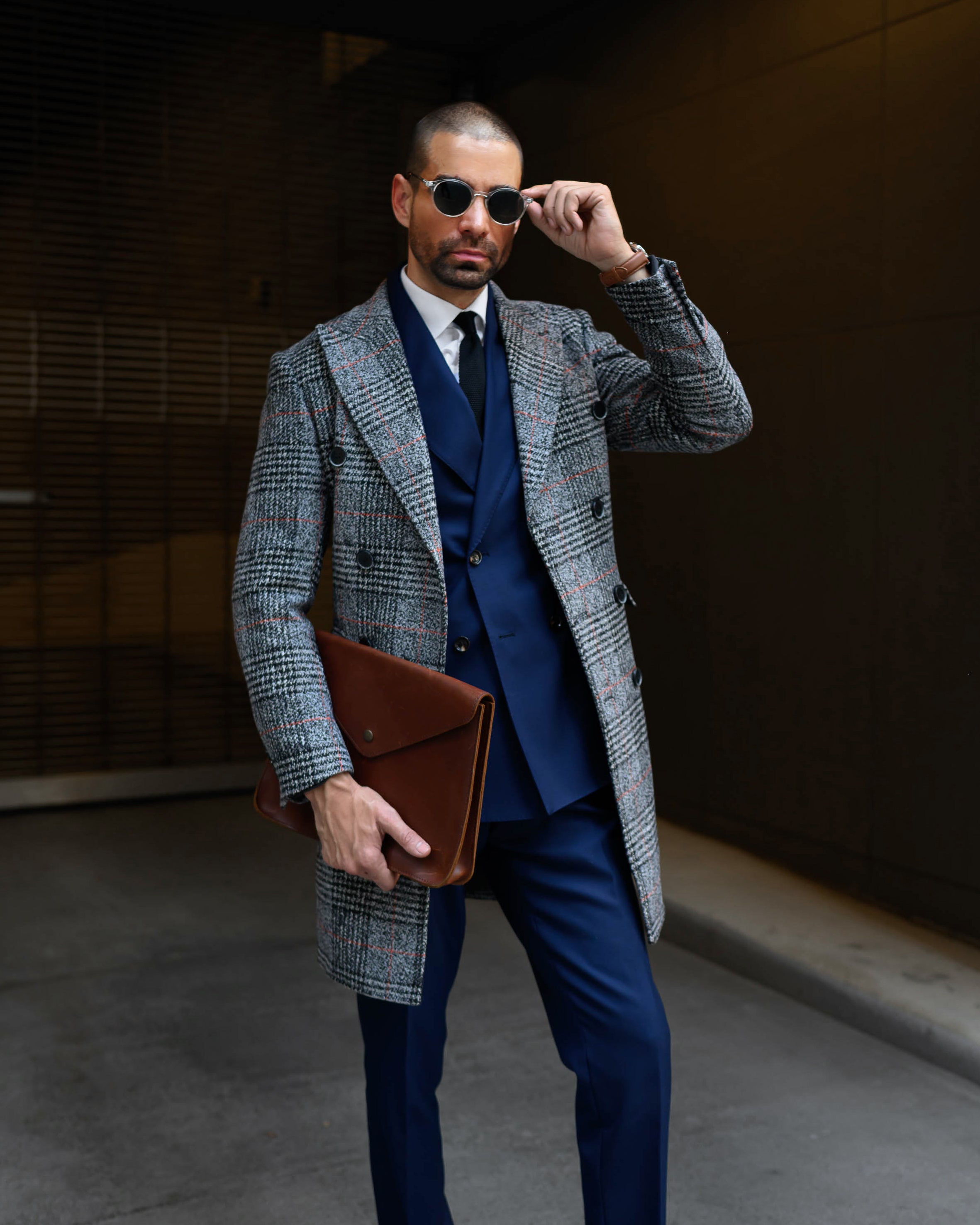 Topcoat | Double Breasted Plaid | Southern Gents Topcoat | Double Breasted Plaid | Southern Gents