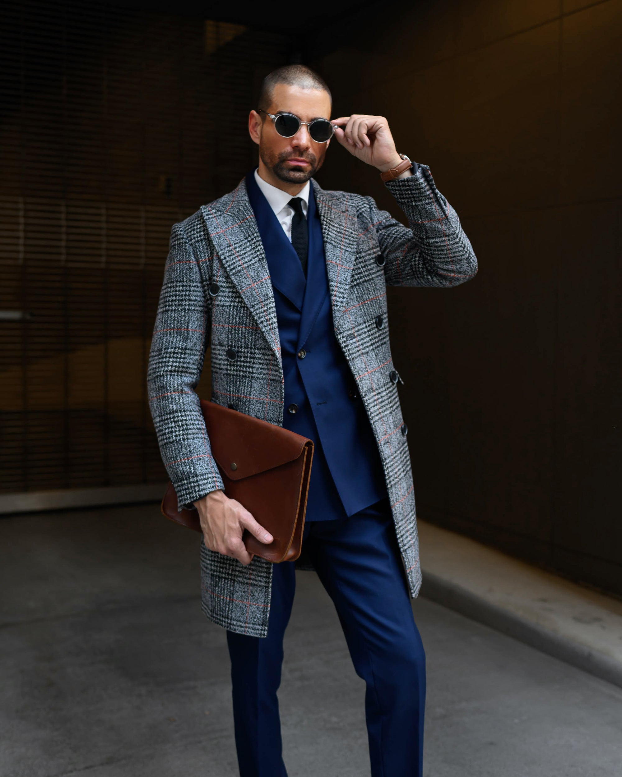 Topcoat | Double Breasted Plaid | Southern Gents Topcoat | Double Breasted Plaid | Southern Gents