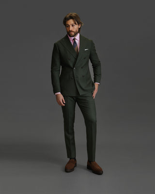 Southern Gents Double Breasted Blazer - Olive