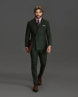 Southern Gents Double Breasted Blazer - Olive