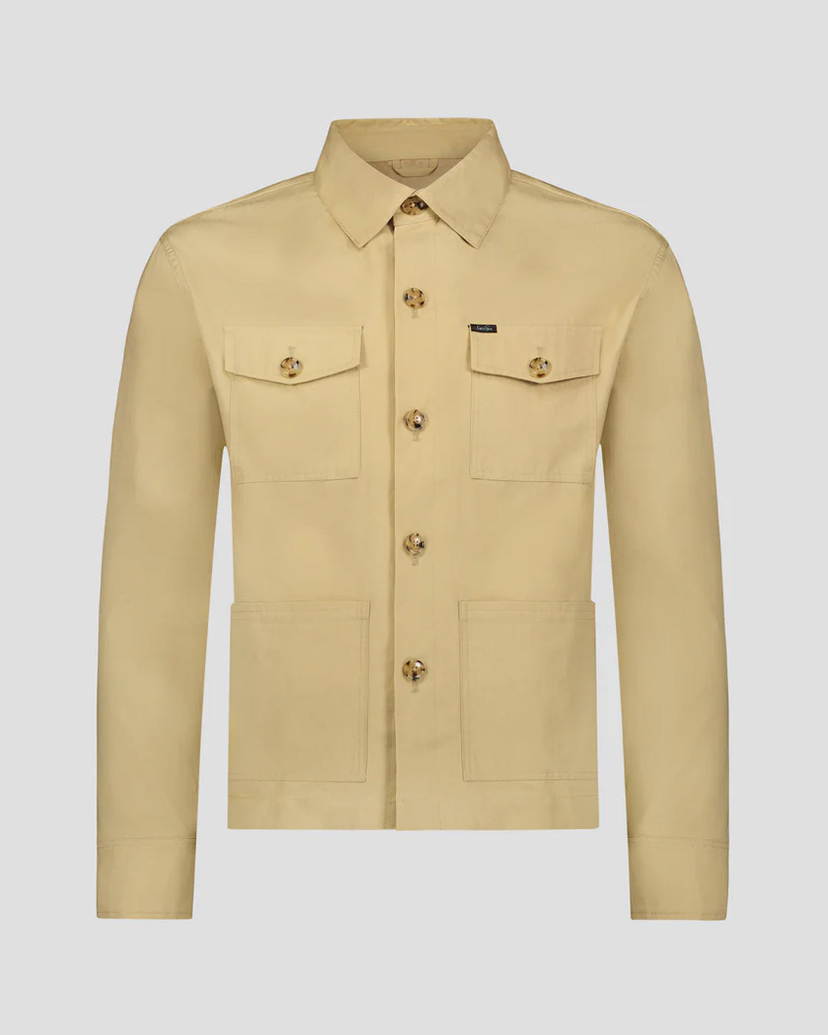 SG Lightweight Overshirt Sand – Southern Gents - Main Image