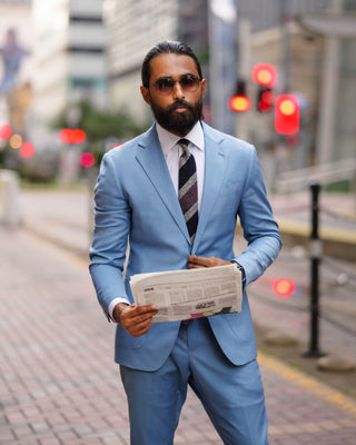 Southern Gents V3 Single Breasted Blazer - Pastel Blue