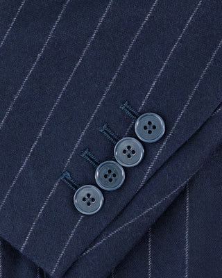 Southern Gents Single Breasted Blazer – Navy Pinstripe