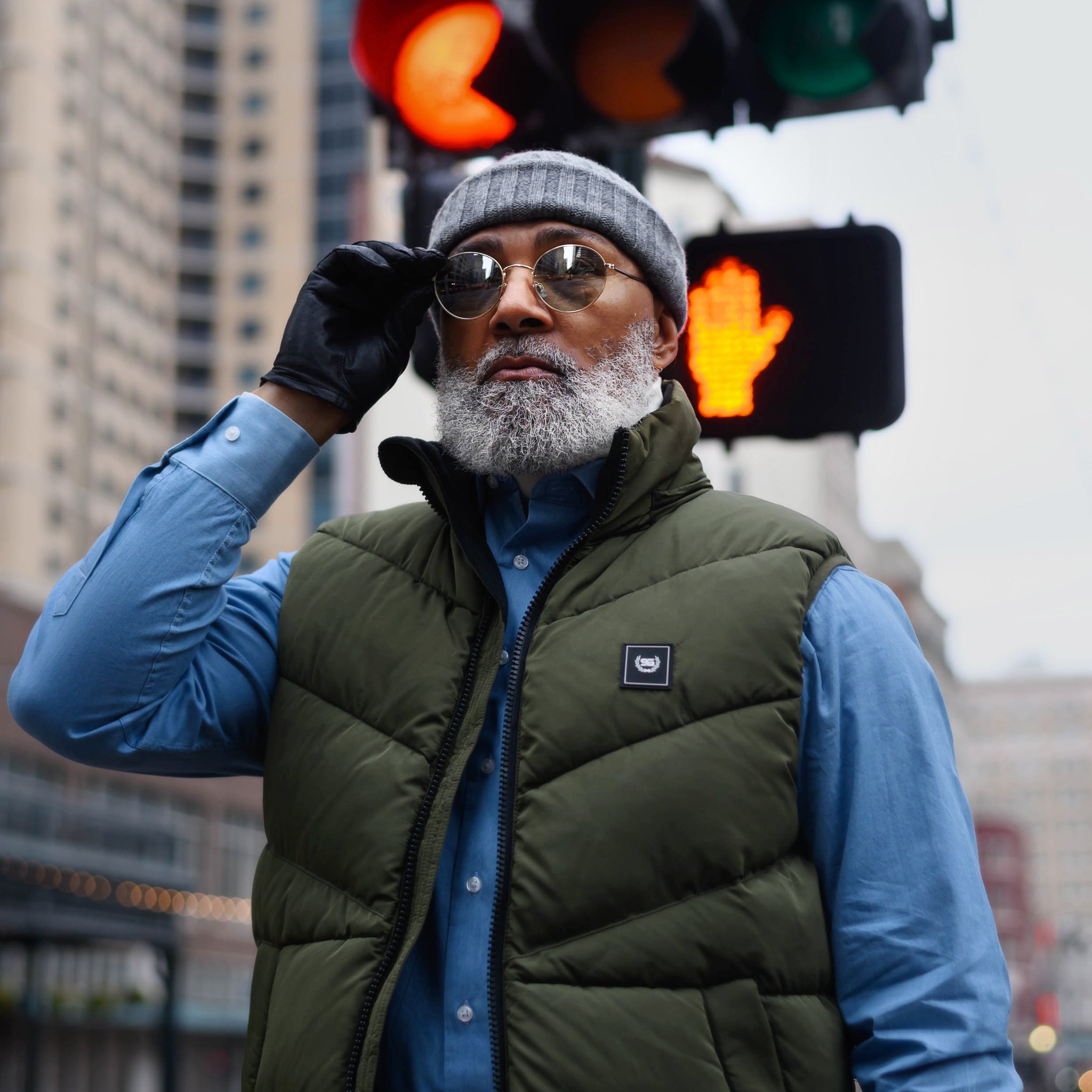 Southern Gents Merino Wool + Cashmere Fisherman Beanie - Grey