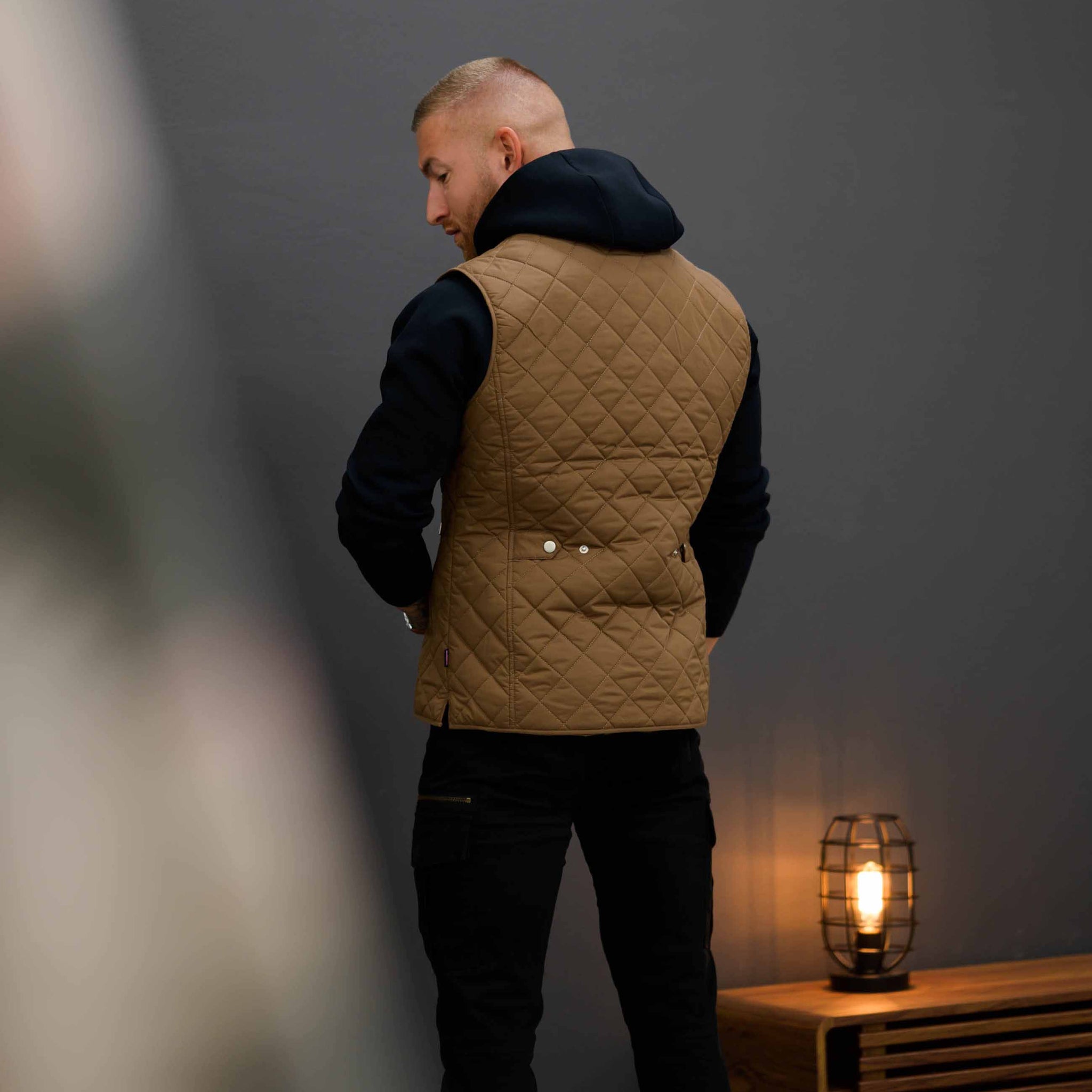 Southern Gents Quilted Vest - Bronze
