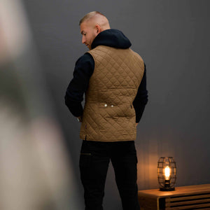 Southern Gents Quilted Vest - Bronze
