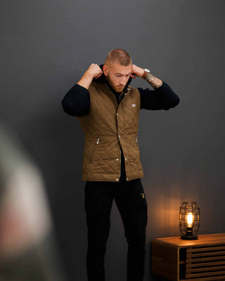 Southern Gents Quilted Vest - Bronze