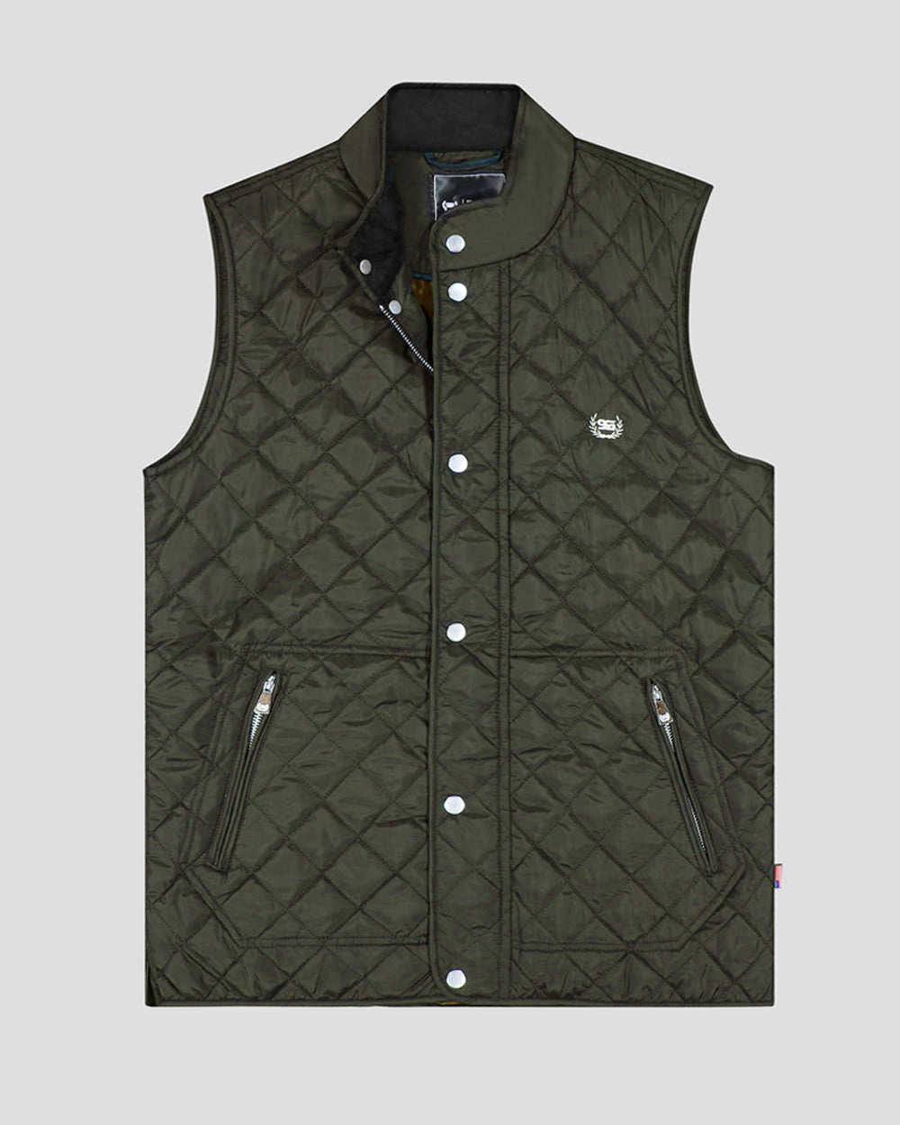 SG Quilted Vest - Dark Olive
