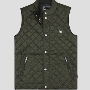 SG Quilted Vest - Dark Olive